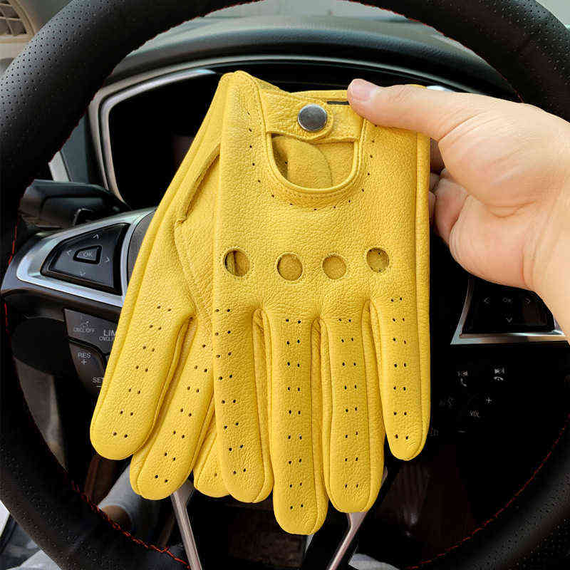 Free delive Motorcycle gloves leather sheepskin for men protective gloves for driving and riding vintage bikers T220815