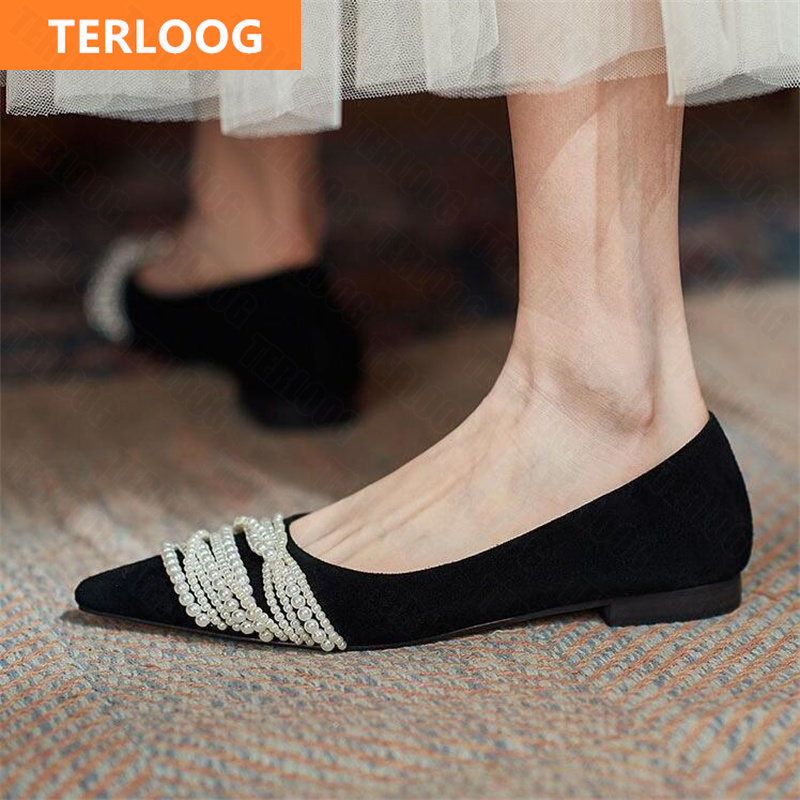 Spring Summer Flats Fashion String Bead Ballet Sandals Casual Dress Shallow Women Shoes 220613, Black
Spring Summer Flats Fashion String Bead Ballet Sandals Casual Dress Shallow Women Shoes 220613, Black