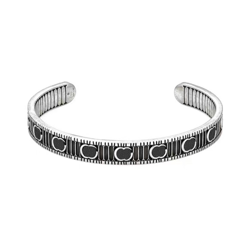 mens bracelet designer snake 925 Sterling bangle Womens Love couple Enamel Circle wrist bracelets luxury jewelry man street hip hop bamboo joint bangles