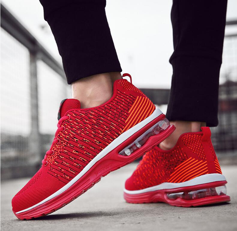 Men Running Shoes Sport Air Mesh Breathable Men Sneakers New red Cushioning Casual Balck Shoes Lightweight Zapatillas De Deporte, W3
Men Running Shoes Sport Air Mesh Breathable Men Sneakers New red Cushioning Casual Balck Shoes Lightweight Zapatillas De Deporte, W3