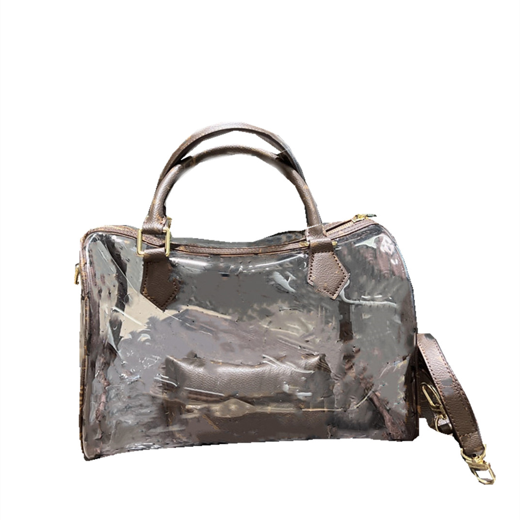 2021 new high quality transparent women's One Shoulder Messenger Bag pillow bag, White