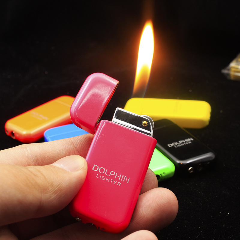Metal Ultra Thin Portable Color Cute Lighter Flint Free Fire Butane Gas Grinding Wheel Cigar Inflatable Cigarette Lighter Accessories Girl Gift Can Be Reused
Metal Ultra Thin Portable Color Cute Lighter Flint Free Fire Butane Gas Grinding Wheel Cigar Inflatable Cigarette Lighter Accessories Girl Gift Can Be Reused