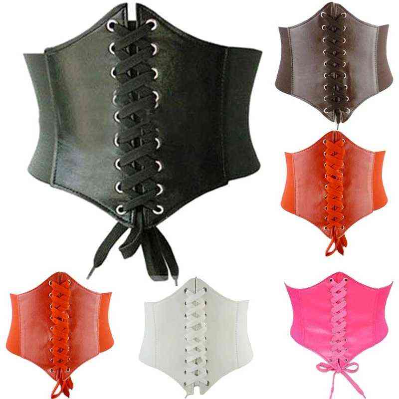 Waist and Abdominal Shapewear Women Vintage Gothic Steampunk Corset Top Body Shaper Buckle Wide band Belt Underbust Accessories 0719, White
Waist and Abdominal Shapewear Women Vintage Gothic Steampunk Corset Top Body Shaper Buckle Wide band Belt Underbust Accessories 0719, White