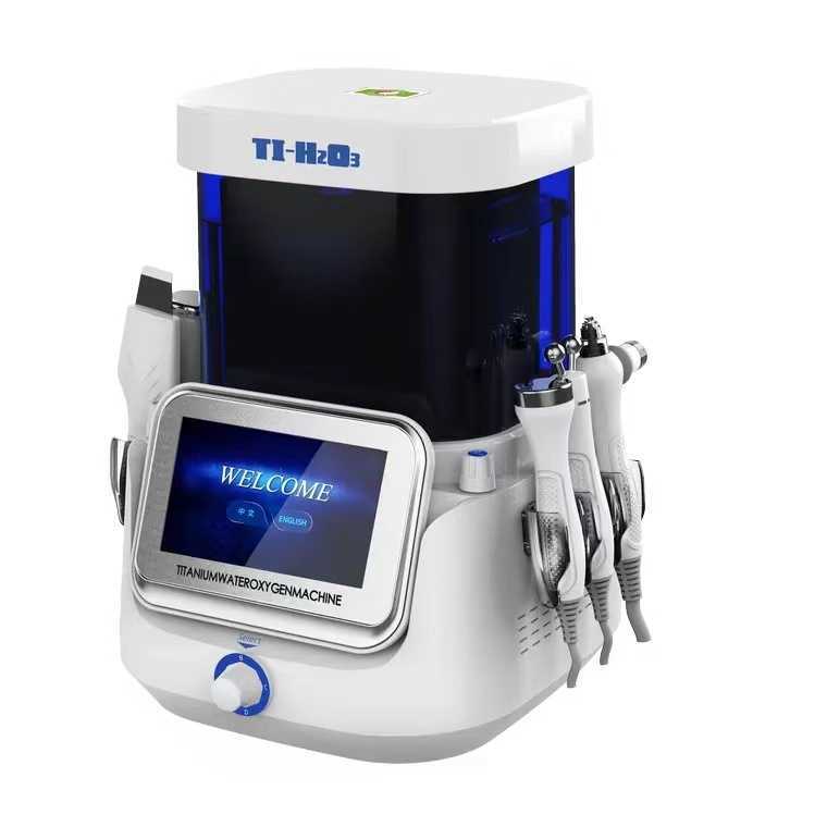 6 In 1 Water Oxygen Jet Microdermabrasion Aqua Peeling Hydra Beauty Facial Deep Cleansing Machine Professional Hydro Dermabrasion Skin Peel