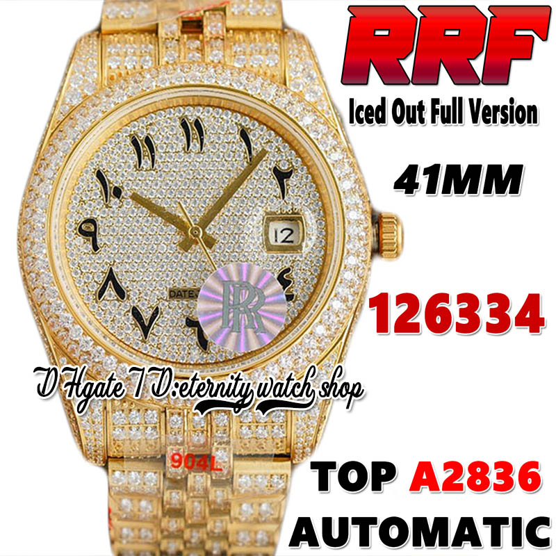 RFF Latest tr126334 Top A2836 Automatic Mens Watch yl126300 ew126333 Arabic Diamonds Dial 904L Stainless Iced Out Diamond Gold Bracelet eternity Jewelry Watches, Watch waterproof cost
RFF Latest tr126334 Top A2836 Automatic Mens Watch yl126300 ew126333 Arabic Diamonds Dial 904L Stainless Iced Out Diamond Gold Bracelet eternity Jewelry Watches, Watch waterproof cost