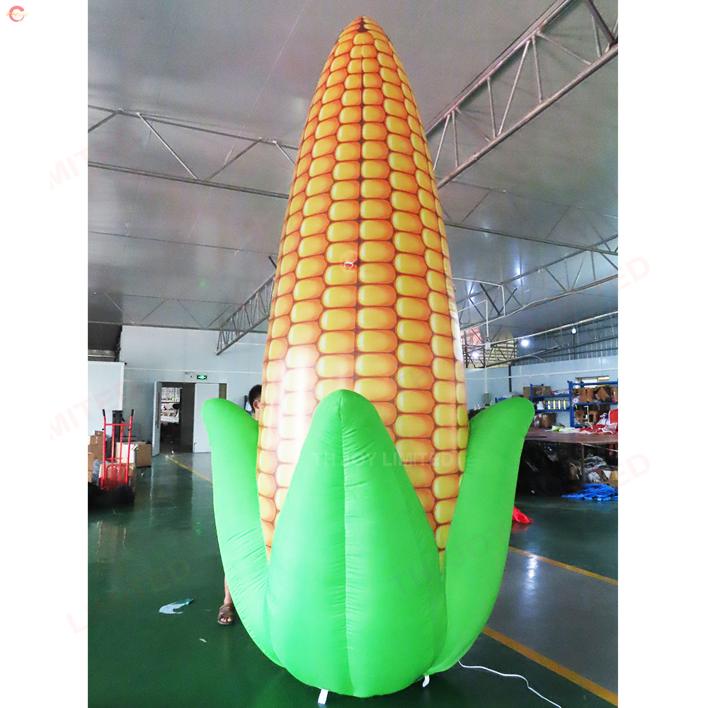 Free Ship Outdoor Activities advertising giant inflatable pineapple fruits corn vegetable model air balloon for sale