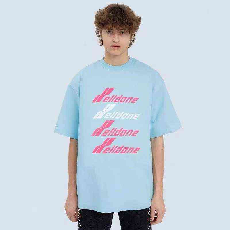 2022 We11done Large Pattern Graffiti Print Short Sleeves Tij Brand Loose Pair Models Tee T220728, 6613 
2022 We11done Large Pattern Graffiti Print Short Sleeves Tij Brand Loose Pair Models Tee T220728, 6613