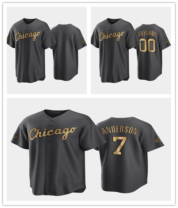 Chicago''White Sox''MEN Tim Anderson #7 2022 All-Star AL Charcoal baseball Jersey
Chicago''White Sox''MEN Tim Anderson #7 2022 All-Star AL Charcoal baseball Jersey