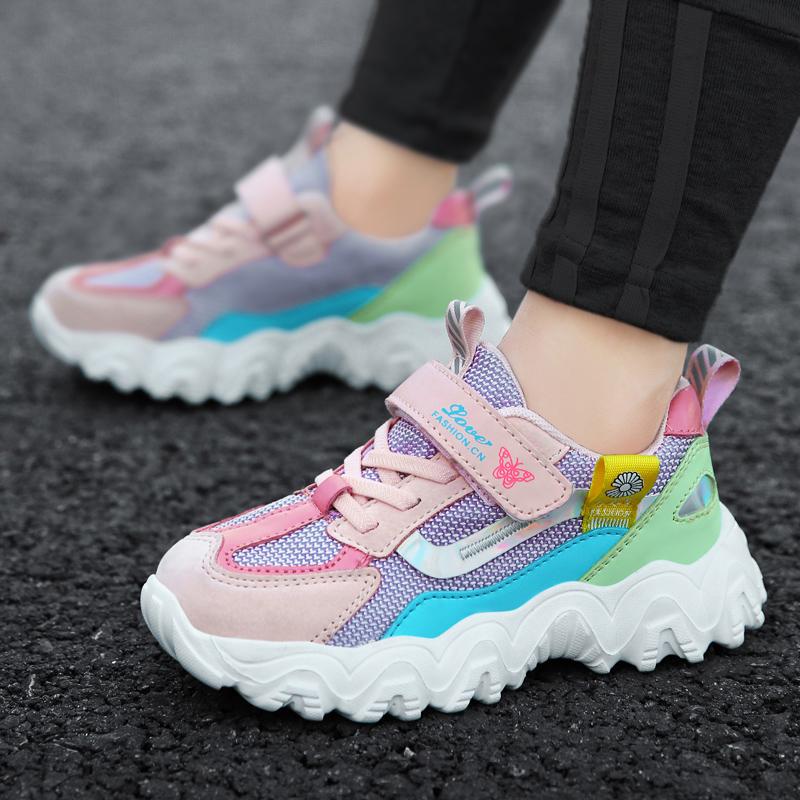Athletic & Outdoor Brand Children Tennis Running Shoes Girls Sneakers Breathable Student Mesh Casual Sports Kids ZapatillasAthletic, 816-purple
Athletic & Outdoor Brand Children Tennis Running Shoes Girls Sneakers Breathable Student Mesh Casual Sports Kids ZapatillasAthletic, 816-purple