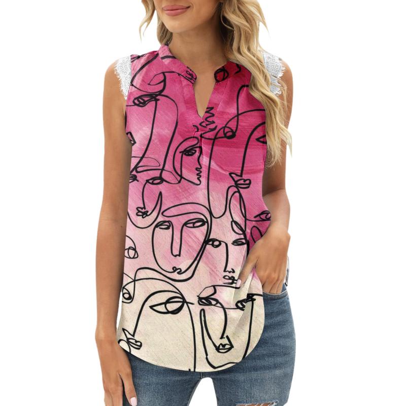 Women' Tanks & Camis Tops Women V Neck Print Tank Lace Sleeveless Cami Shirts Summer Casual Tunic Blouse Pullover Fashion Sexy CorsetWomen, Black
Women' Tanks & Camis Tops Women V Neck Print Tank Lace Sleeveless Cami Shirts Summer Casual Tunic Blouse Pullover Fashion Sexy CorsetWomen, Black