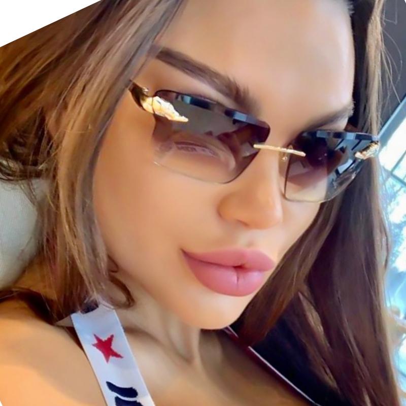 Sunglasses Women's Rimless Square 2022 Brown Gradient Lens Vintage Small Rectangle Metal UV400 TravelingSunglassesSunglasses
Sunglasses Women's Rimless Square 2022 Brown Gradient Lens Vintage Small Rectangle Metal UV400 TravelingSunglassesSunglasses