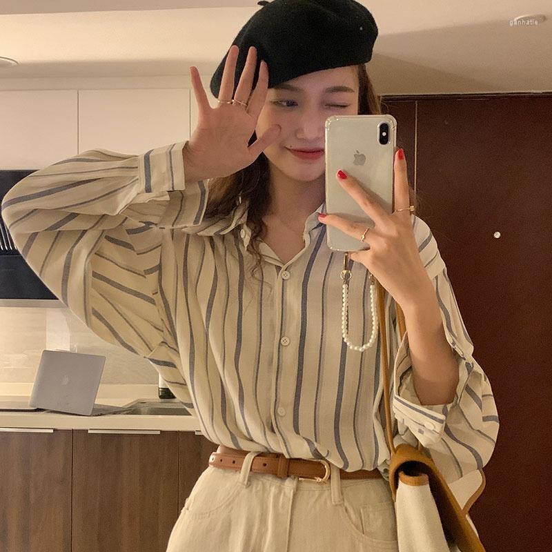 Women's Blouses & Shirts Autumn Women Stripe Long Sleeves Simple Fashion Vintage Thin Ladies Office All-Matching Casual Blouse Female TopWom, 8812 blue stripe
Women's Blouses & Shirts Autumn Women Stripe Long Sleeves Simple Fashion Vintage Thin Ladies Office All-Matching Casual Blouse Female TopWom, 8812 blue stripe