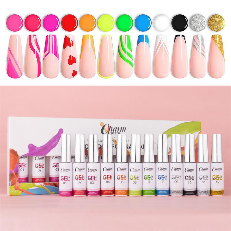 Nail Art Kits Colors Pull Liner Gel Polish Kit For DIY Hook Line Painting Manicure Brushed Design Accessories SuppliesNail
Nail Art Kits Colors Pull Liner Gel Polish Kit For DIY Hook Line Painting Manicure Brushed Design Accessories SuppliesNail