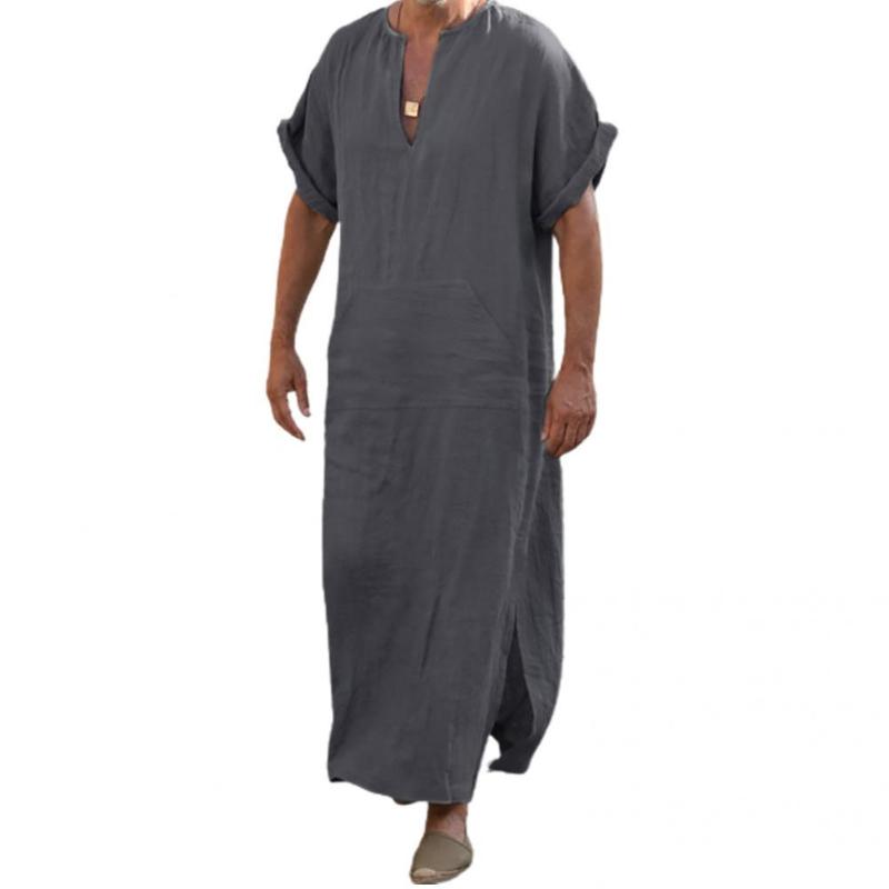 Men's T-Shirts Comfortable Breathable Elegant Men Loose Robe For FestivalMen's, Black
Men's T-Shirts Comfortable Breathable Elegant Men Loose Robe For FestivalMen's, Black