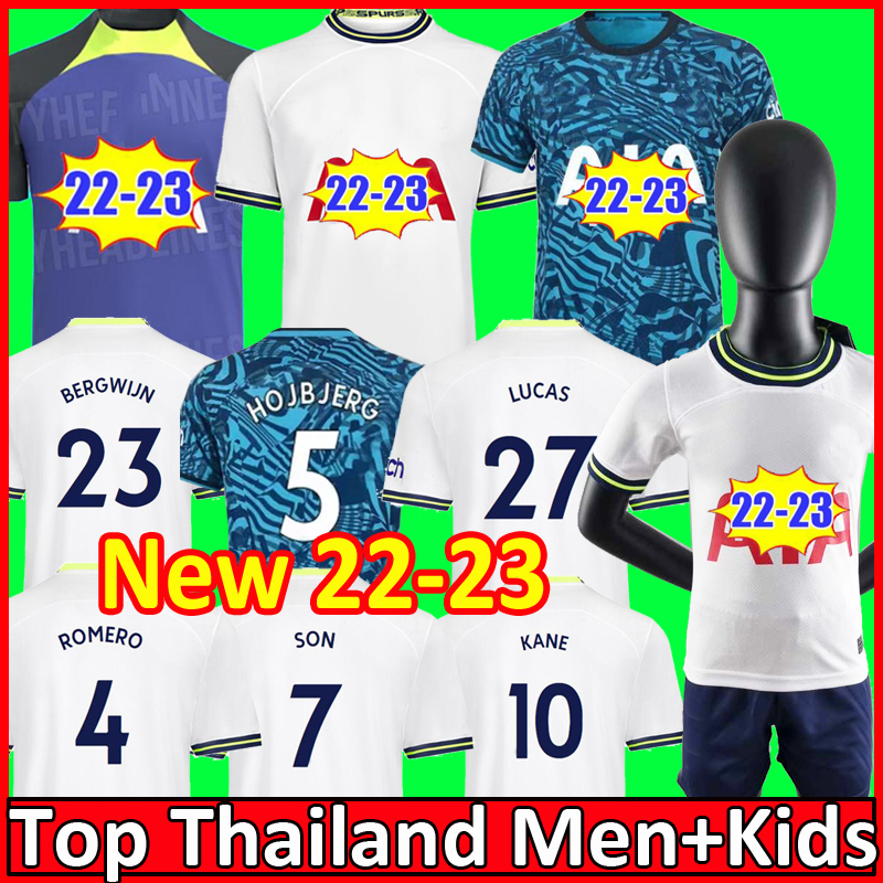 22 23 KANE SON KULUSEVSKI Soccer Jerseys HOJBJERG colorful Away 2022 2023 LUCAS DELE Third 3rd Football kit shirt BRYAN purple tops Men kids sets Unifroms 999, Kids 3rd
22 23 KANE SON KULUSEVSKI Soccer Jerseys HOJBJERG colorful Away 2022 2023 LUCAS DELE Third 3rd Football kit shirt BRYAN purple tops Men kids sets Unifroms 999, Kids 3rd