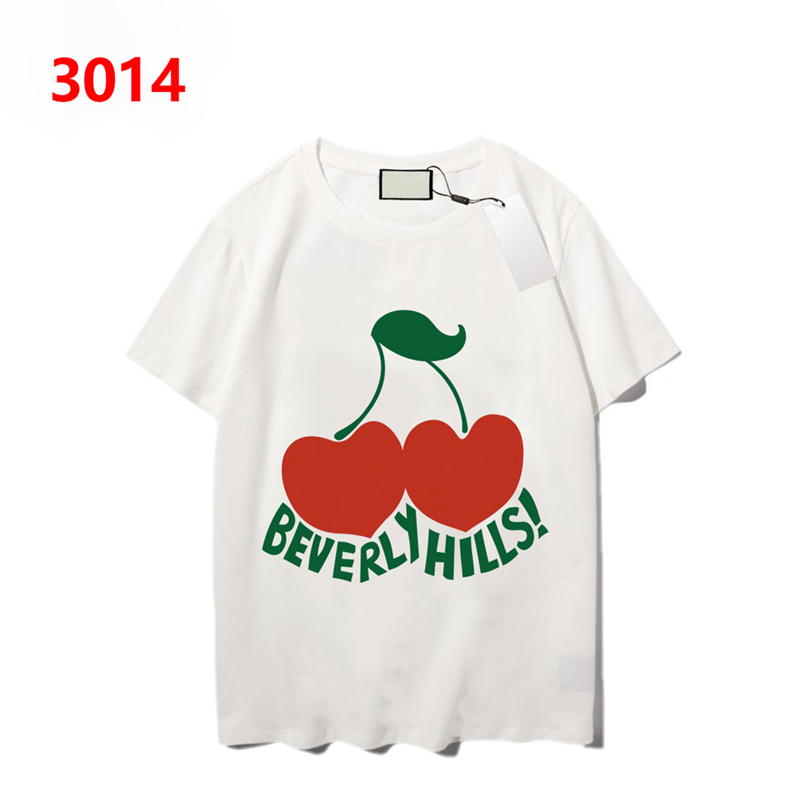 Mens Designer T Shirt Fashion Letters Printed T-shirts Summer Casual Tees Tops Men Women Unisex Tshirts 23 Styles