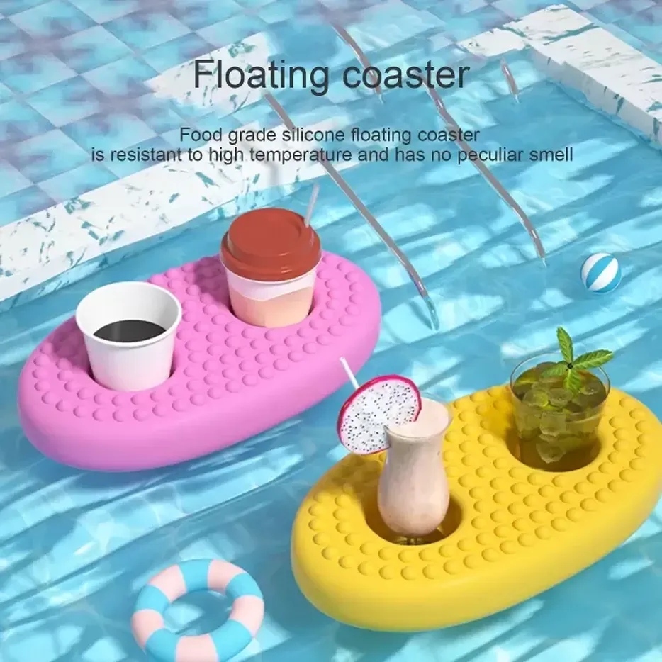 Inflatable Cup Holder with Hand Pump Floating Oval Drinks Cup Holder Swimming Pool Float Bathing Pool Toy Party Decoration Coaster sxjul3
Inflatable Cup Holder with Hand Pump Floating Oval Drinks Cup Holder Swimming Pool Float Bathing Pool Toy Party Decoration Coaster sxjul3