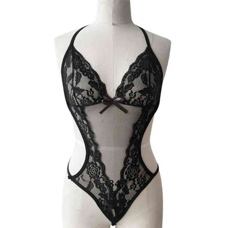 Nxy Sexy Underwear Women Sexy Lace Lingerie Babydoll Corset Crotchless Backless Underwear Erotic Lenceria Mujer Plus Size s 2xl Costumes 0401