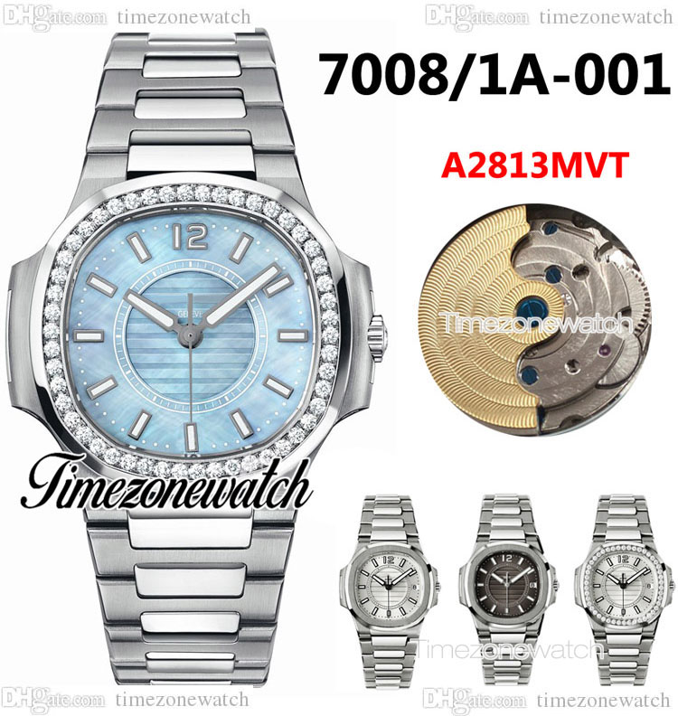 New 30mm Nautilus 7008/1A-001 Automatic Womens Watch 7008/1 Ice Blue Textured Dial Stick Markers Stainless Steel Bracelet Diamond Bezel Lady Watches Timezonewatch, E225 (5)
New 30mm Nautilus 7008/1A-001 Automatic Womens Watch 7008/1 Ice Blue Textured Dial Stick Markers Stainless Steel Bracelet Diamond Bezel Lady Watches Timezonewatch, E225 (5)