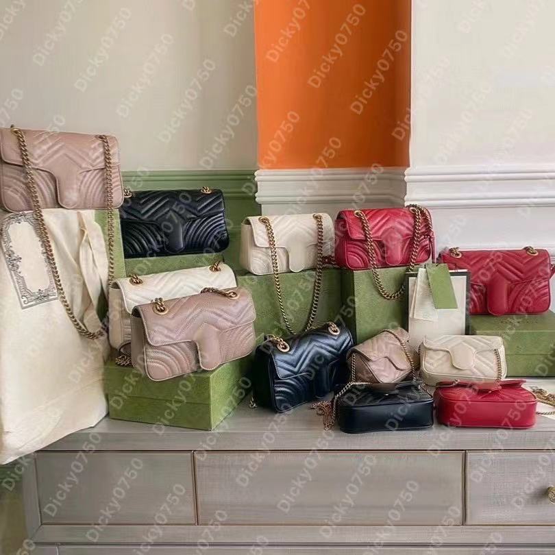 Designer bags Women heart mini chain shoulder Messenger bag Real Leather Lady luxury Handbag wave sacoche flap Fashion Casual vintage Crossbody Bag dicky0750