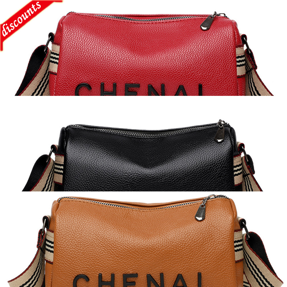 Texture New Fashion Simple Leather Wide Strap Single for Women Quality Shoulder Messenger Bag Lady Handbags, Red
Texture New Fashion Simple Leather Wide Strap Single for Women Quality Shoulder Messenger Bag Lady Handbags, Red