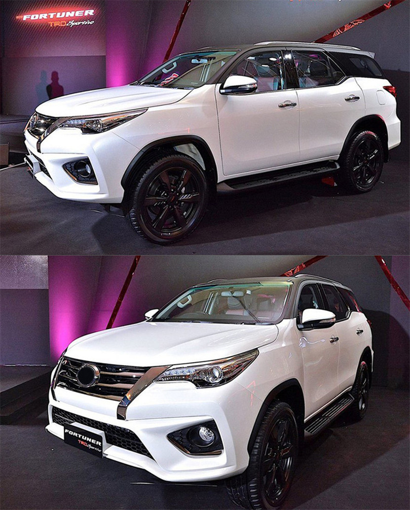 All LED Headlight for Fortuner 20 16-2021 DRL Fog Headlights High Beam Angel Eye Front Lights