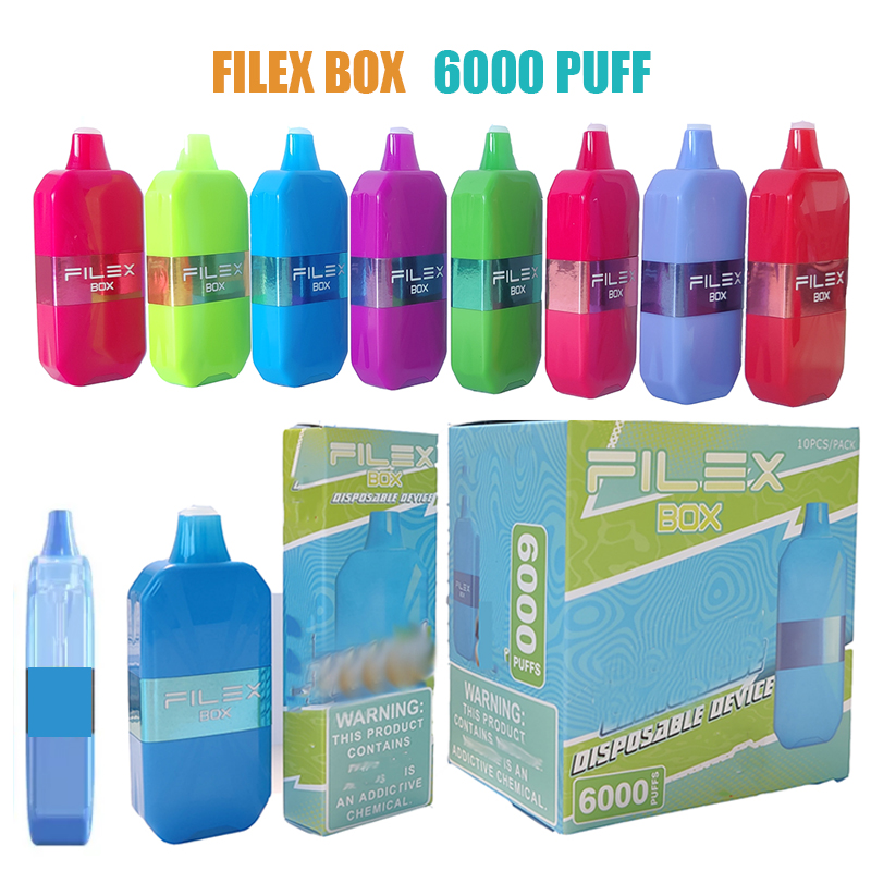 Puff 6000 Puff sigarette Disposable Vape Vaper desechable E Cigarette Filex Box Rechargeable Battery 15ml Pre-filled Pods Device 2800 Authentic
Puff 6000 Puff sigarette Disposable Vape Vaper desechable E Cigarette Filex Box Rechargeable Battery 15ml Pre-filled Pods Device 2800 Authentic