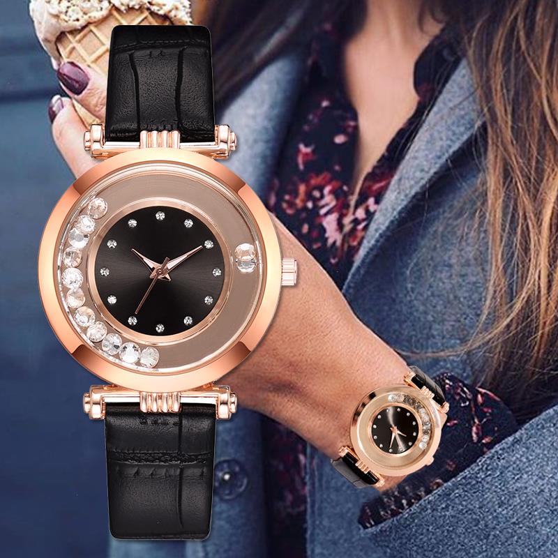 Fashion Women Leather Watches Casual Ladies Dress Strap Quartz Watch Luxury Brand Clock Relogio Feminino Dropshipping, Black
Fashion Women Leather Watches Casual Ladies Dress Strap Quartz Watch Luxury Brand Clock Relogio Feminino Dropshipping, Black