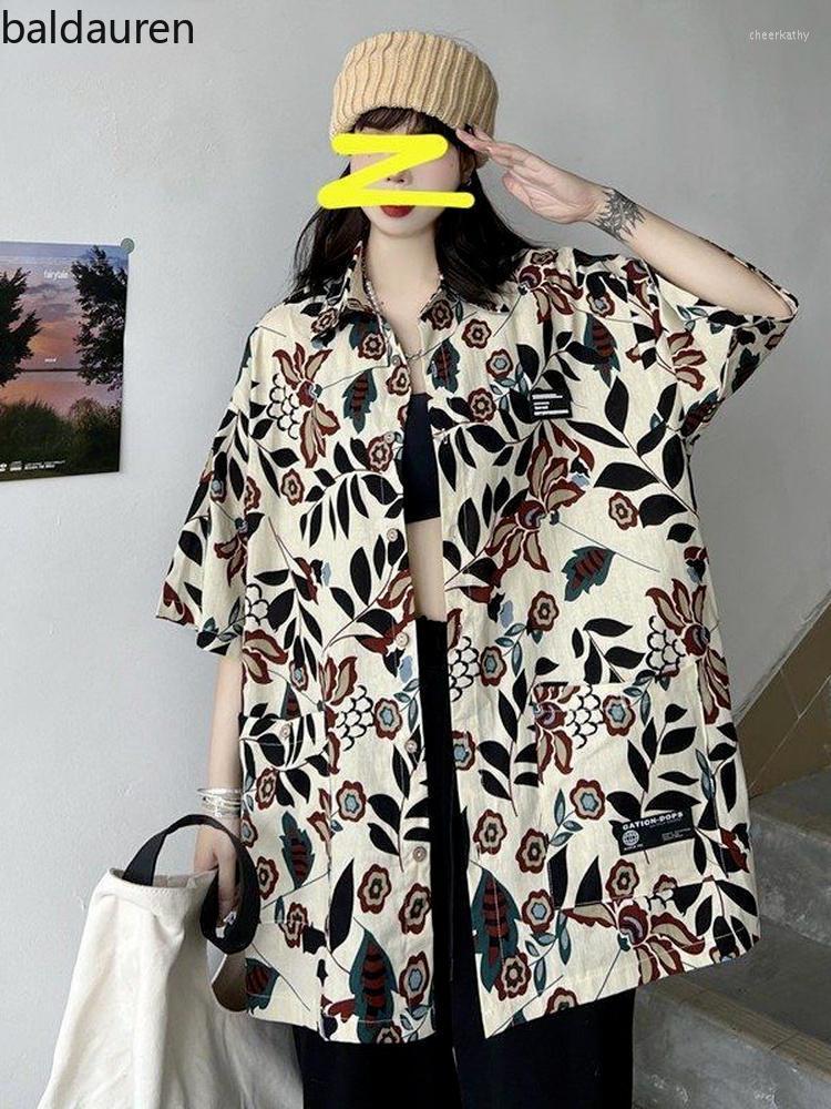 Women' Blouses & Shirts Harajuku Goth Shirt Women Men Floral Print Oversize Streetwear Beach Blouse Summer 2022 Fashion BlusasWomen' Chee2, Green
Women' Blouses & Shirts Harajuku Goth Shirt Women Men Floral Print Oversize Streetwear Beach Blouse Summer 2022 Fashion BlusasWomen' Chee2, Green