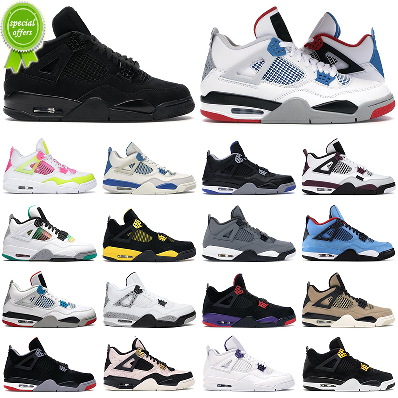 WITH BOX designer 2023 mens basketball shoes jumpman 4s Black Cat Pure Money Bred White Cement men women sneakers outdoor sports fashion shoe, 25 paris
WITH BOX designer 2023 mens basketball shoes jumpman 4s Black Cat Pure Money Bred White Cement men women sneakers outdoor sports fashion shoe, 25 paris
