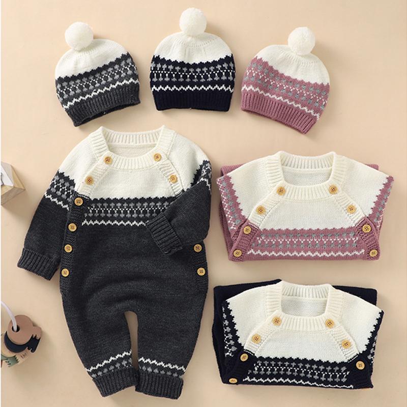 Jumpsuits Infant Kids Baby Clothes Rompers Boy Girl Double Button Long Sleeve Knit Jumpsuit Hat Born RompersJumpsuits, 82w925 khaki
Jumpsuits Infant Kids Baby Clothes Rompers Boy Girl Double Button Long Sleeve Knit Jumpsuit Hat Born RompersJumpsuits, 82w925 khaki