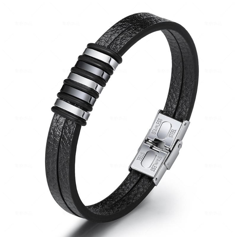 Charm Bracelets Trendy People Creative Explosion Models Simple And Versatile Leather Braided Men's Bracelet Fashion Trend BraceletCharm
Charm Bracelets Trendy People Creative Explosion Models Simple And Versatile Leather Braided Men's Bracelet Fashion Trend BraceletCharm