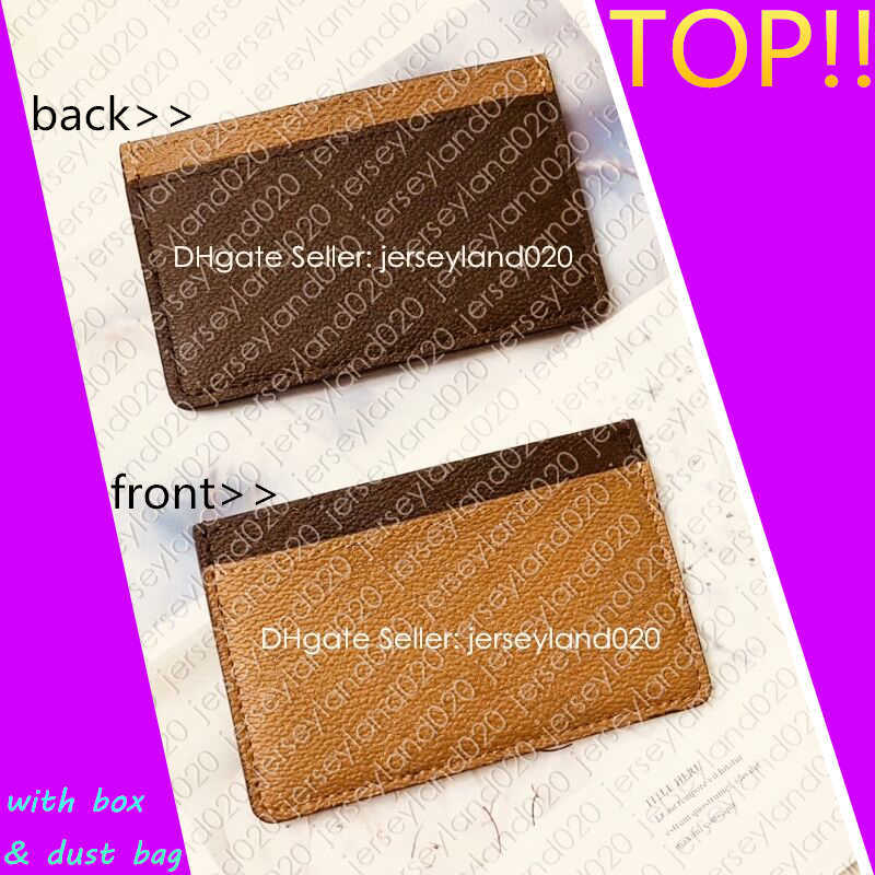 TOP. M69161 CARD HOLDER PORTE CARTES Designer CANVAS Transport Coin Card Case Key Pouch Mini Pochette Accessoires Cles Purse Wallet Double, Brown/yellow flower reverse canvas
TOP. M69161 CARD HOLDER PORTE CARTES Designer CANVAS Transport Coin Card Case Key Pouch Mini Pochette Accessoires Cles Purse Wallet Double, Brown/yellow flower reverse canvas