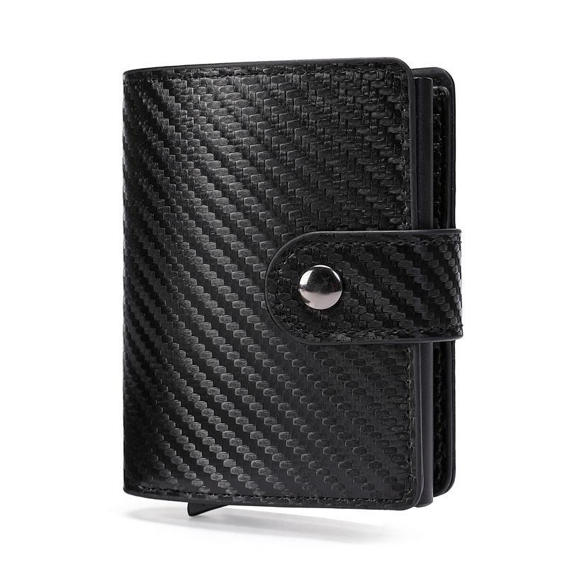 Card Holders Leather Carbon Fiber Smart Wallet RFID Black Magic Credit Bank Holder Hasp Business Aluminum Alloy Male Slim PurseCard, Bsr-603-black
Card Holders Leather Carbon Fiber Smart Wallet RFID Black Magic Credit Bank Holder Hasp Business Aluminum Alloy Male Slim PurseCard, Bsr-603-black