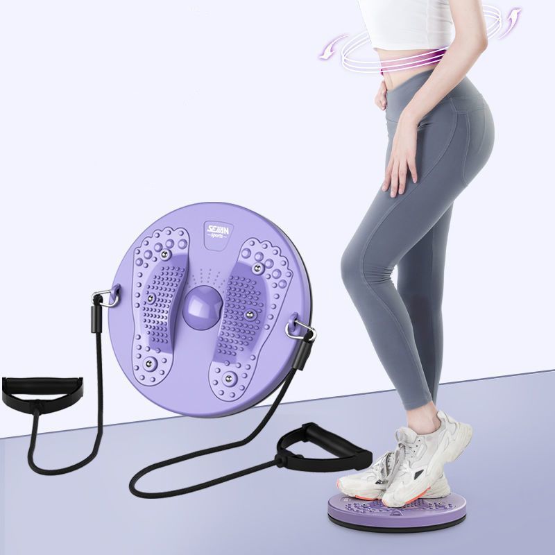 Massage Waist Wriggling Plate Home Weight Loss Thin Waist Magnetic Therapy Women Sports Fitness Equipment Waist Twisting Machine