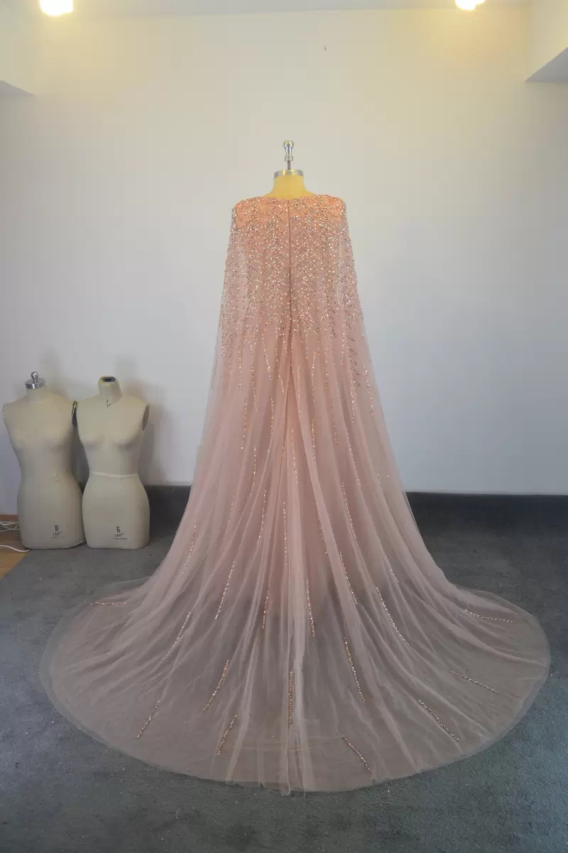 2022 Sexy Vintage Sequins Crystal Modern Muslim Evening Gowns Sleeveless Handmade Crystal cape Prom Dresses Long Vestido De Gala, White
2022 Sexy Vintage Sequins Crystal Modern Muslim Evening Gowns Sleeveless Handmade Crystal cape Prom Dresses Long Vestido De Gala, White