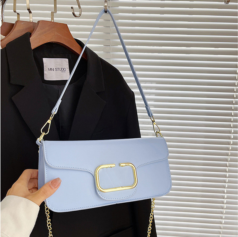 Leather Handbag Chain Bag Women luxurys Fashion Designers Bags Female clutch Classic High Quality Fashionable Handbags, Blue
Leather Handbag Chain Bag Women luxurys Fashion Designers Bags Female clutch Classic High Quality Fashionable Handbags, Blue
