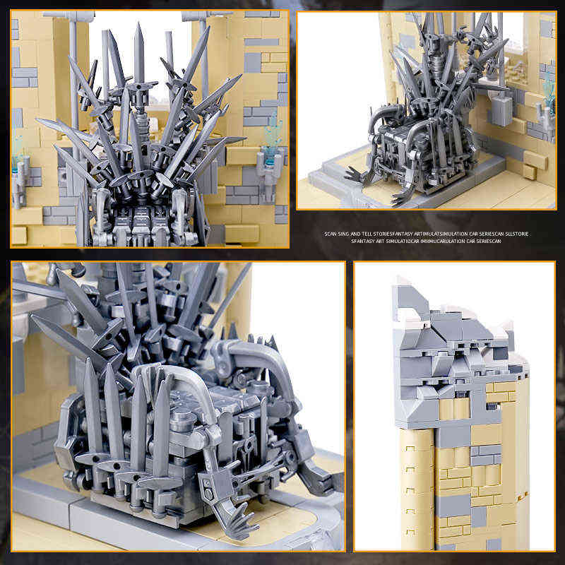 Famous Movie Game of The Iron Throne Model 1146PCS Building Blocks Assembly Bricks Educational Toys Children Gifts Y220510