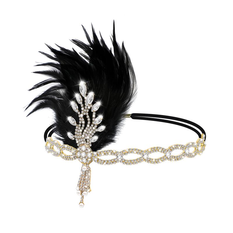 Bandanas Headband 1920S Flapper Headpiece Black Pearl Hair Band Roaring 20S Great Gatsby Accessories Rhinestone CrystalBandanas
Bandanas Headband 1920S Flapper Headpiece Black Pearl Hair Band Roaring 20S Great Gatsby Accessories Rhinestone CrystalBandanas