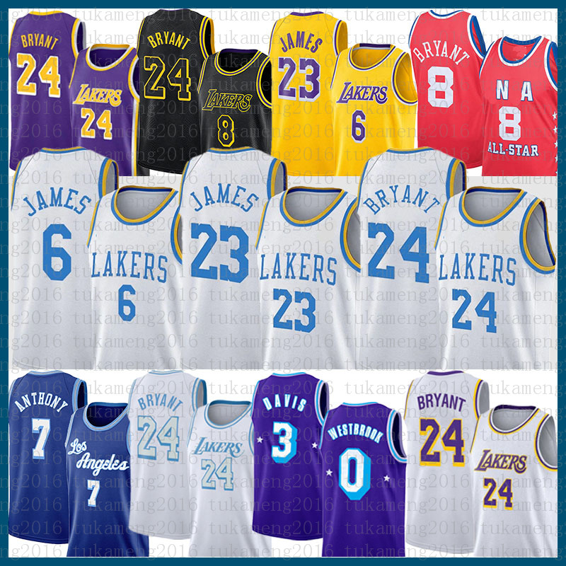 LeBron James 8 24 3 0 Black Basketball Jersey 6 23 Bryant Los Angeles''Lakers''Kobe''Mamba Anthony Russell Westbrook Davis 22
LeBron James 8 24 3 0 Black Basketball Jersey 6 23 Bryant Los Angeles''Lakers''Kobe''Mamba Anthony Russell Westbrook Davis 22