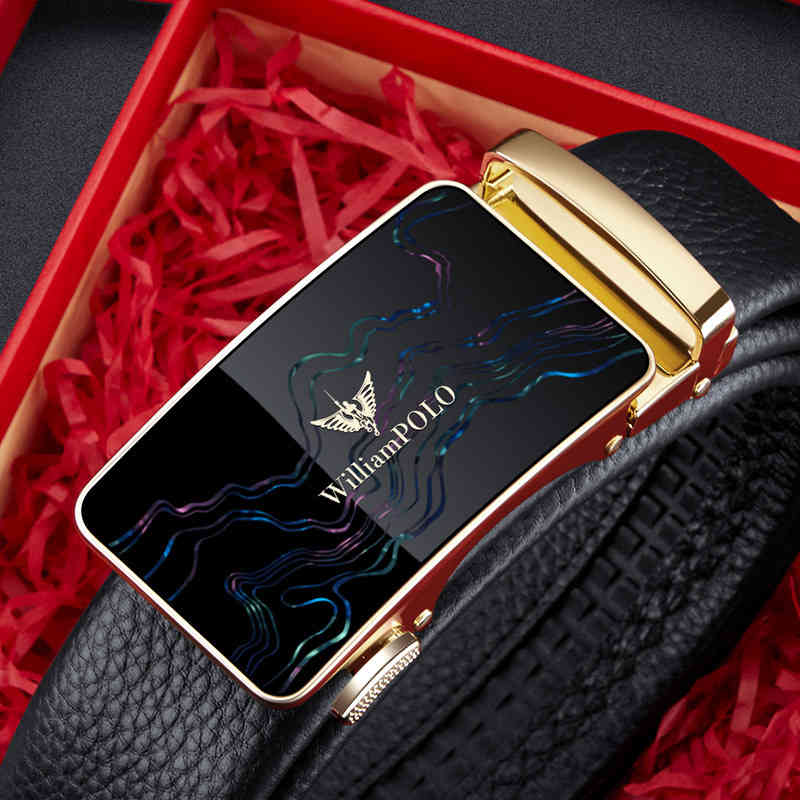 Belts Emperor Paul leather belt men's automatic buckle Korean fashion casual versatile young pure cow YDWS, Black
Belts Emperor Paul leather belt men's automatic buckle Korean fashion casual versatile young pure cow YDWS, Black
