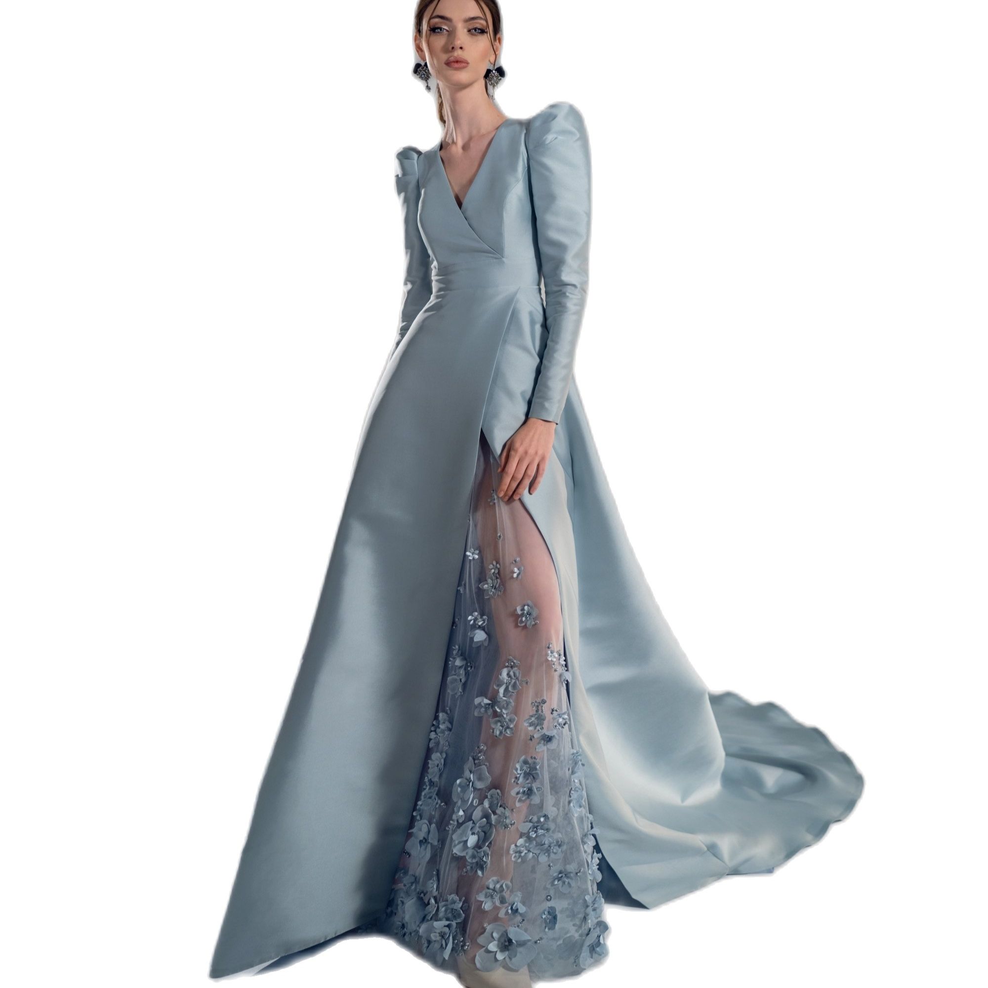 Red Carpet Gold Mermaid Evening Dress Couture Sparkly High Neck Sleeveless Feather Robe De Soiree Plus Size Dubai Formal Gown