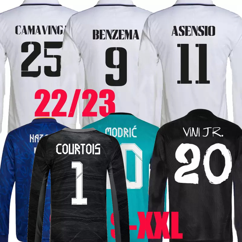 2021 2022 2023 BENZEMA Long sleeve Soccer Jerseys Alaba MADRIDS CAMAVINGA Real ASENSIO CASEMIRO VINI JR. VALVERDE MODRIC HAZARD RODRYGO COURTOIS football shirt, Home+ball+13
2021 2022 2023 BENZEMA Long sleeve Soccer Jerseys Alaba MADRIDS CAMAVINGA Real ASENSIO CASEMIRO VINI JR. VALVERDE MODRIC HAZARD RODRYGO COURTOIS football shirt, Home+ball+13