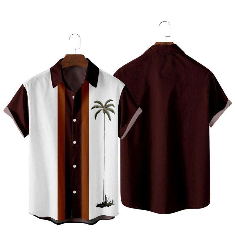 Men's Casual Shirts Hawaiian Coconut Tree Pattern Print Shirt Fashion Vacation Beach Style Summer For MenMen's, Brown
Men's Casual Shirts Hawaiian Coconut Tree Pattern Print Shirt Fashion Vacation Beach Style Summer For MenMen's, Brown
