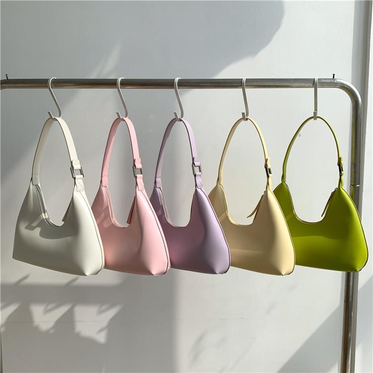 Evening Bags Women Shoulder Hobo Bag Good Quality Commuting Handbag Fashion Candy Red Green Brown Armpit Small Zipper BagEvening, White
Evening Bags Women Shoulder Hobo Bag Good Quality Commuting Handbag Fashion Candy Red Green Brown Armpit Small Zipper BagEvening, White