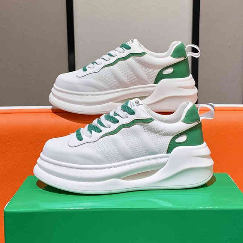 Fashion White Shoes Women's Leather Daddy in Spring 2022 Versatile Thick Soled Sports Casual Board, White black
Fashion White Shoes Women's Leather Daddy in Spring 2022 Versatile Thick Soled Sports Casual Board, White black