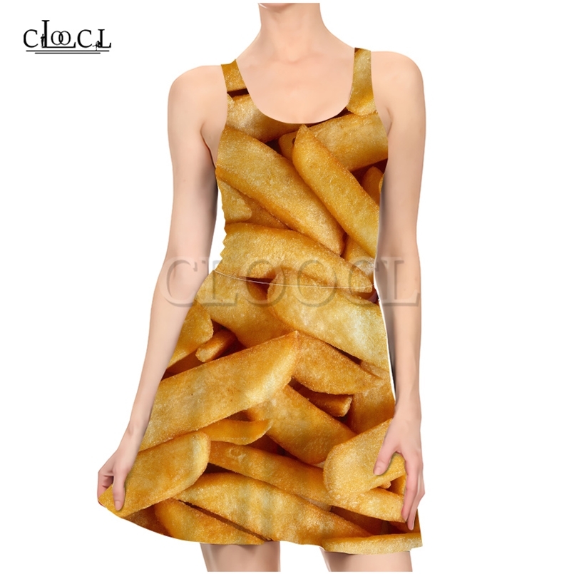 Delicious Fried French Fries 3D Print Summer Dresses Casual Pleated for Women Dress Sleeveless Party Sexy Dress 220617, Dress women
Delicious Fried French Fries 3D Print Summer Dresses Casual Pleated for Women Dress Sleeveless Party Sexy Dress 220617, Dress women