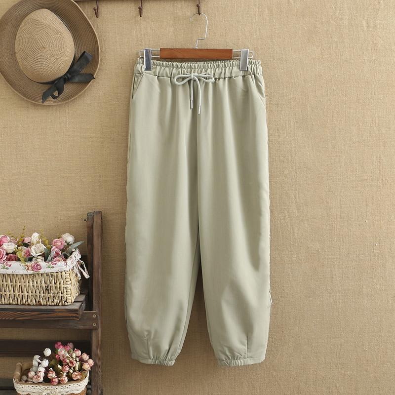 Women's Plus Size Pants For Women 4XL Baggy Elastic Waist High Leggings Side Zip Trim Looser Capri Fatwomen Spring SummerWomen's, Black
Women's Plus Size Pants For Women 4XL Baggy Elastic Waist High Leggings Side Zip Trim Looser Capri Fatwomen Spring SummerWomen's, Black
