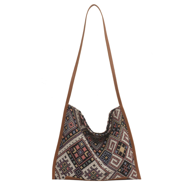 New Arrival Luxury Designer Bag Fashion large capacity Handbag Ethnic style retro handbag ethnics Canvas Handbags woven light cloth Packs, As picture
New Arrival Luxury Designer Bag Fashion large capacity Handbag Ethnic style retro handbag ethnics Canvas Handbags woven light cloth Packs, As picture