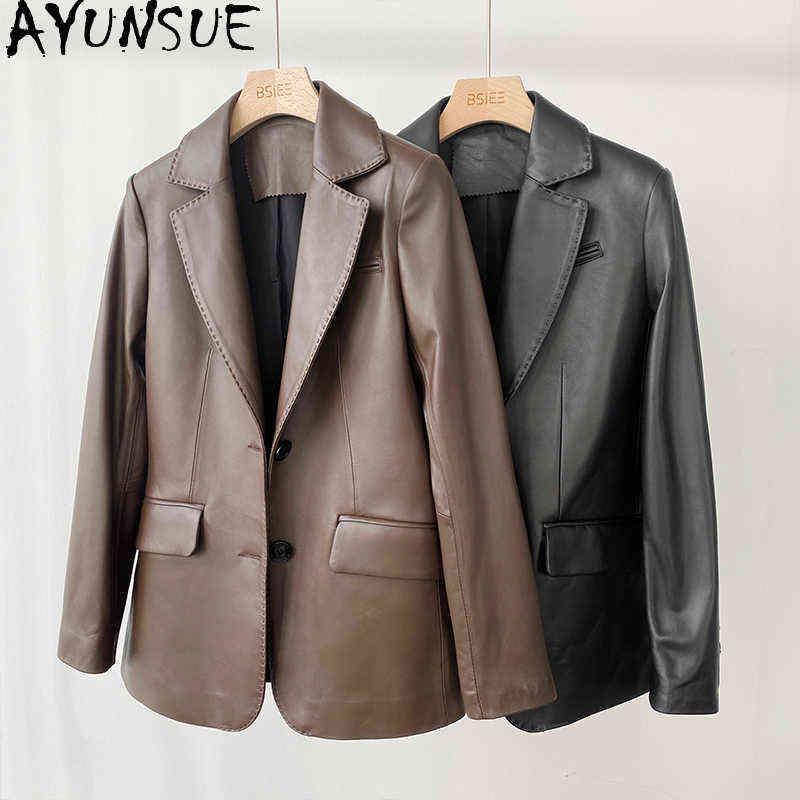 Ayunsue 100 Real Sheepskin Coat Women Clothing And Autumn Real Leather Coat Korean Chaqueta Cuero Mujer Sqq1186 J220727, Black
Ayunsue 100 Real Sheepskin Coat Women Clothing And Autumn Real Leather Coat Korean Chaqueta Cuero Mujer Sqq1186 J220727, Black